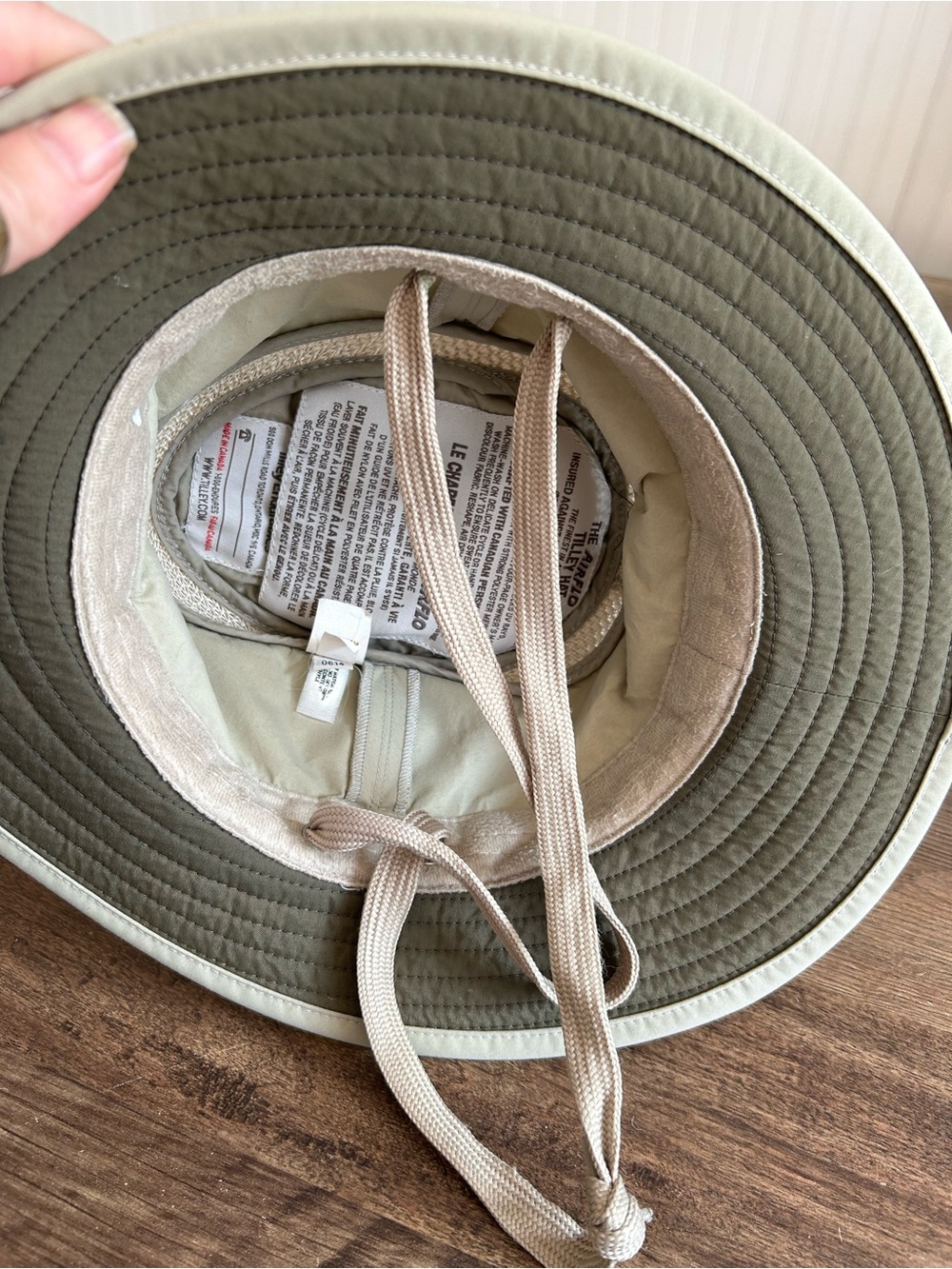 Vintage Tilley Airflo Hat Size 7 Made in Canada with Original Brag Tag Kit - Picture 8 of 10